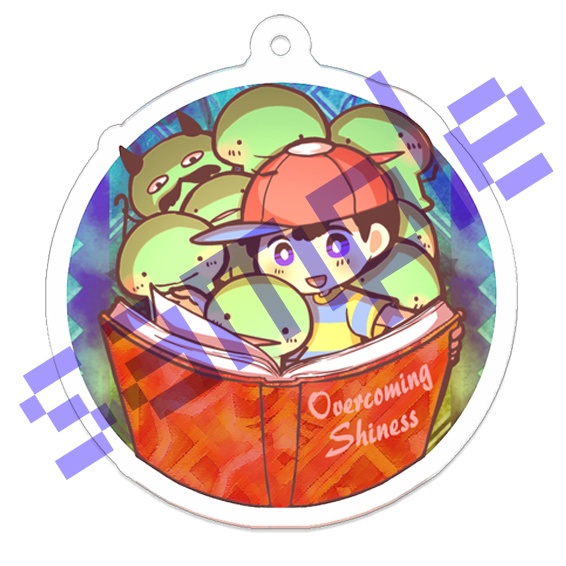 主人公と旅の思い出アクリルキーホルダー（MOTHER2）