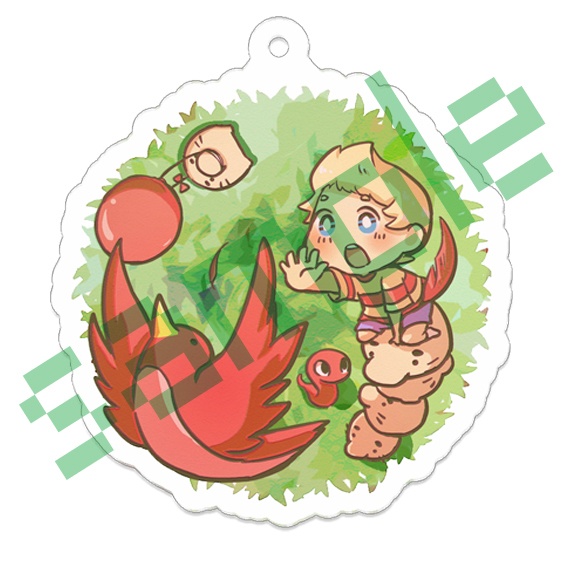 主人公と旅の思い出アクリルキーホルダー（MOTHER3）