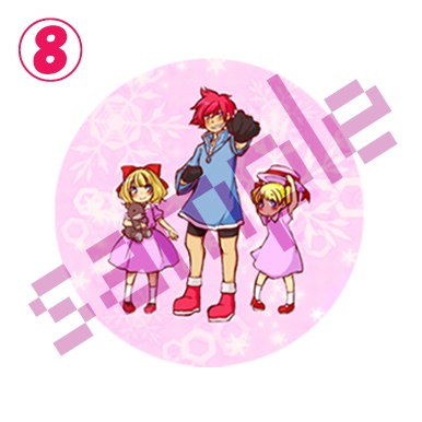 まざーな連結缶バッジ