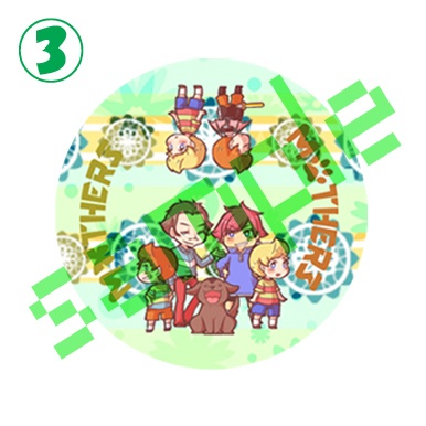 まざーな連結缶バッジ