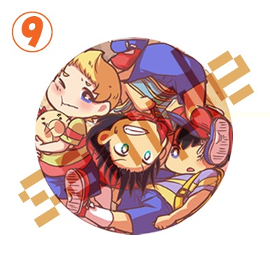 まざーな連結缶バッジ