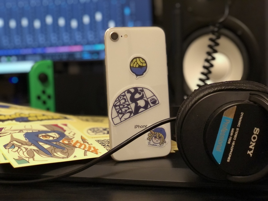 Ōudon Remix ステッカーシート