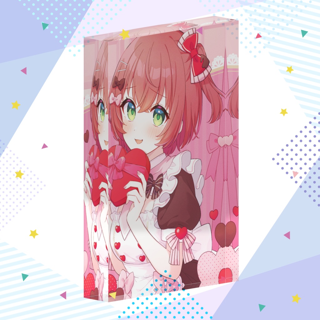 🍀白恋なぁな-アクリルブロック-