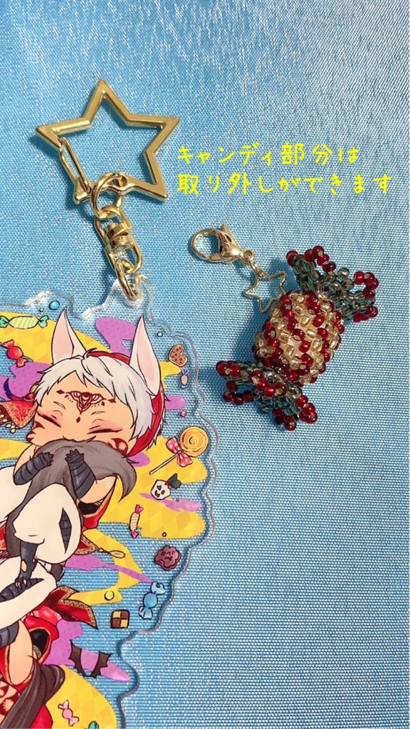 スカラビアハロウィンアクリルキーホルダー