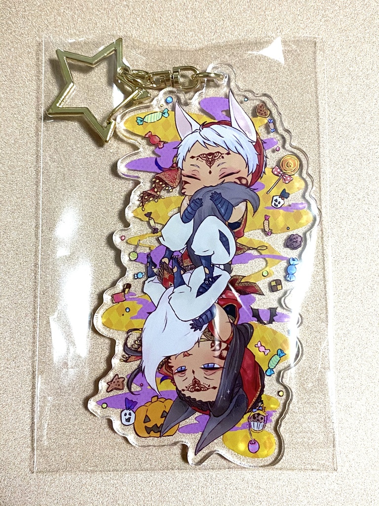 スカラビアハロウィンアクリルキーホルダー