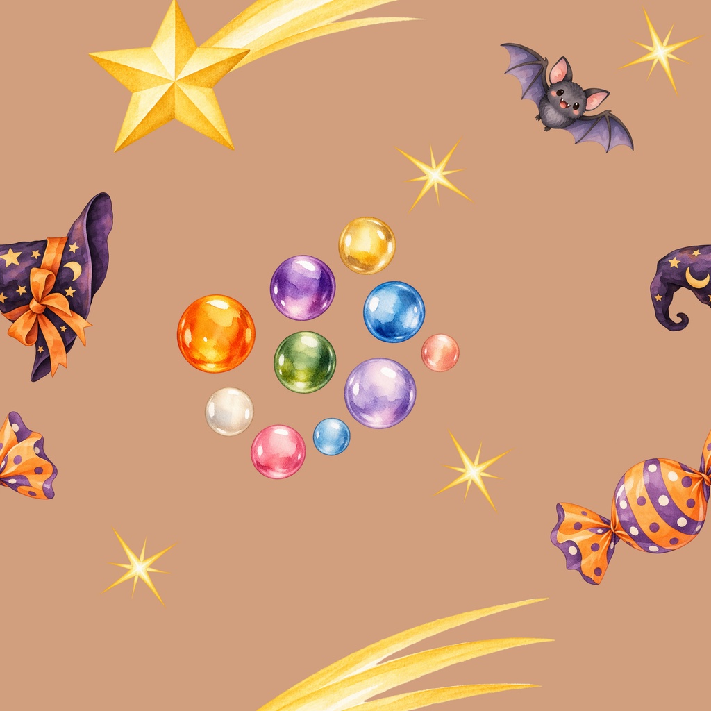 ハロウィン|シームレスデジタルペーパー 9枚セット【3柄×3色】