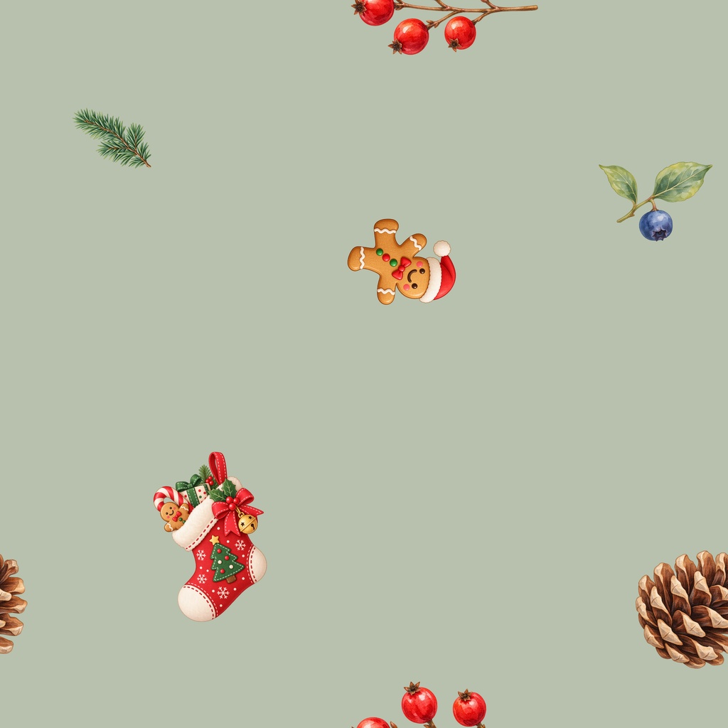 クリスマス|シームレスデジタルペーパー 9枚セット【3柄×3色】