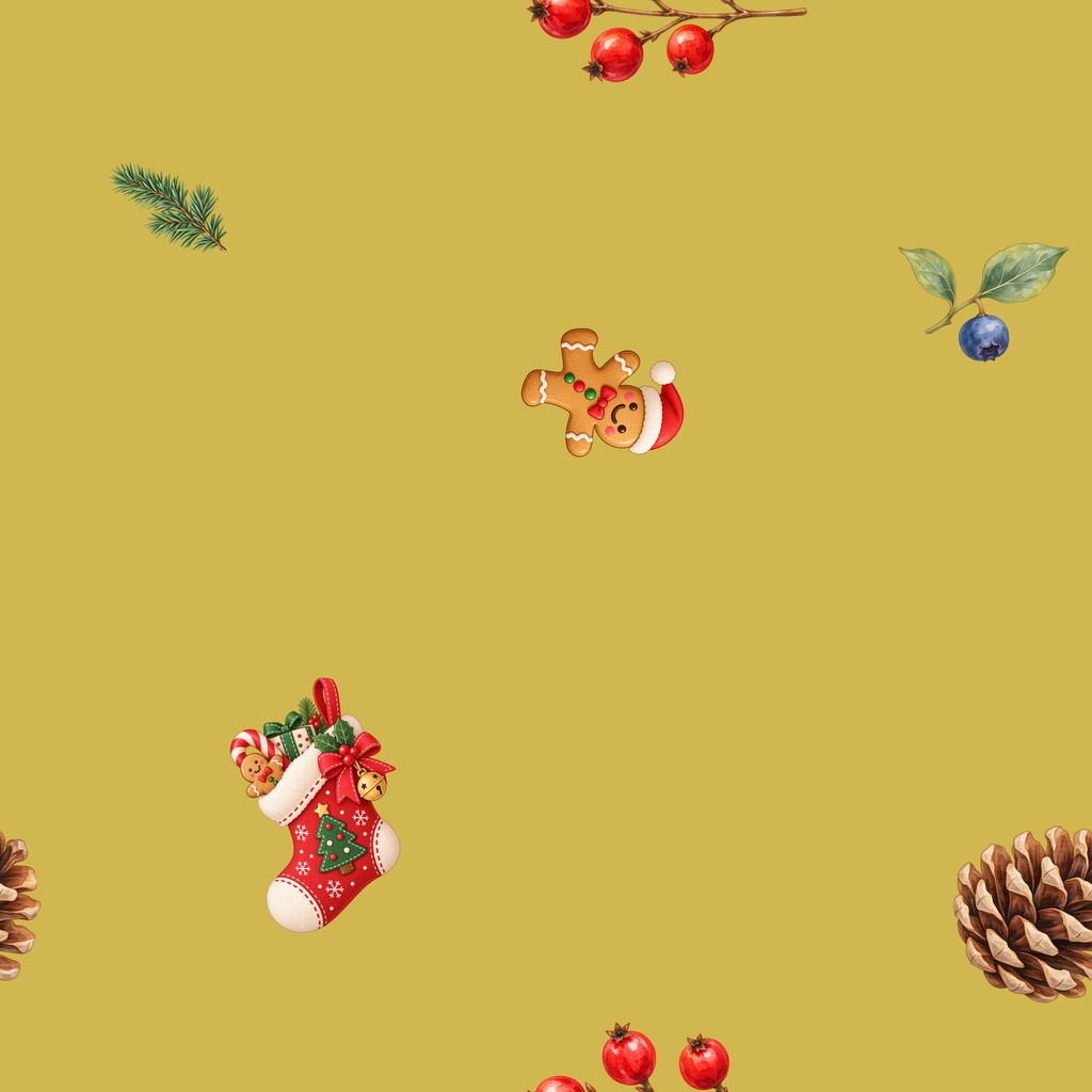 クリスマス|シームレスデジタルペーパー 9枚セット【3柄×3色】