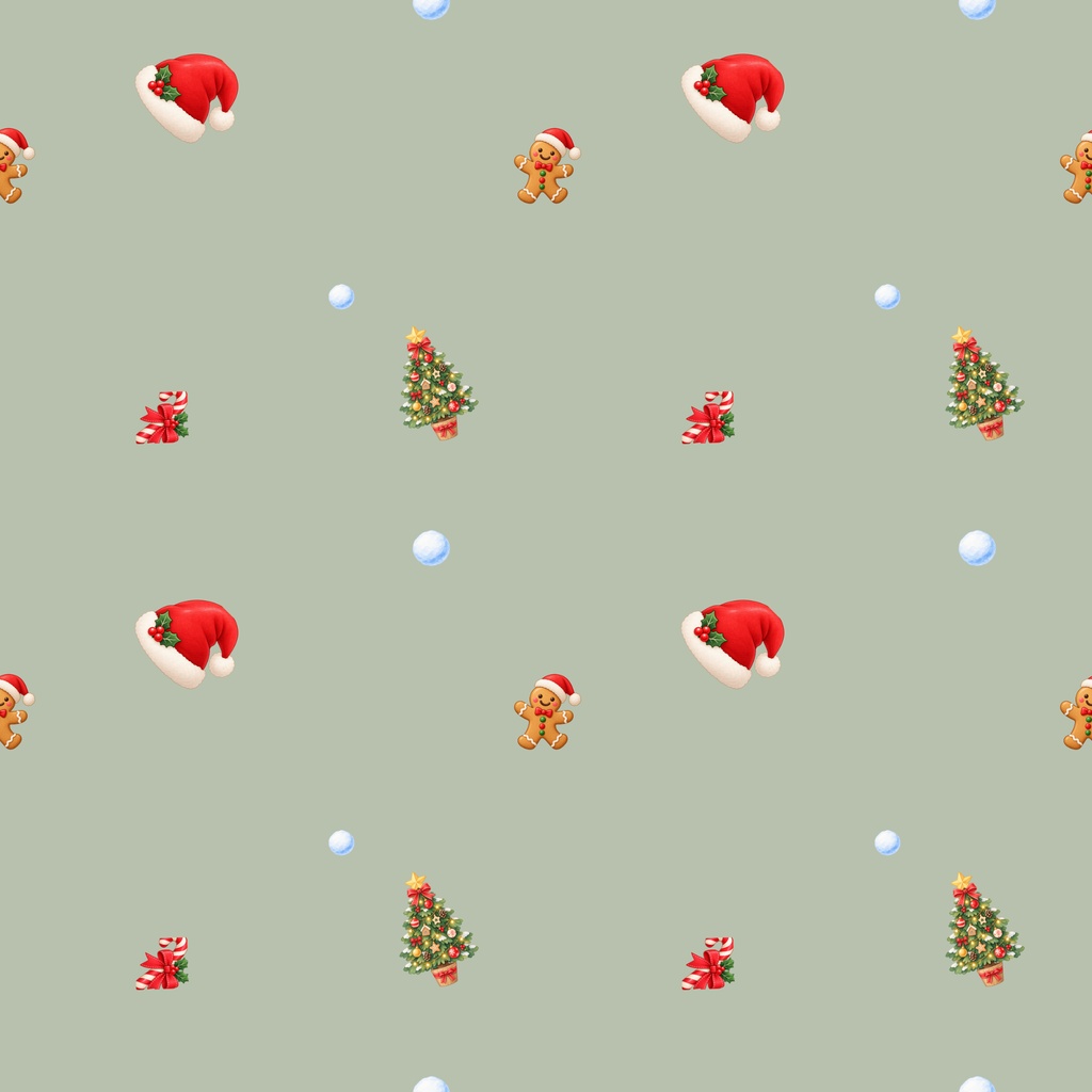 クリスマス|シームレスデジタルペーパー 9枚セット【3柄×3色】