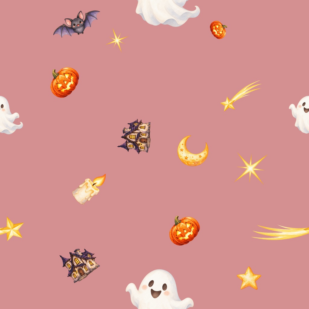 ハロウィン・秋の夜|シームレスデジタルペーパー 9枚セット【3柄×3色】