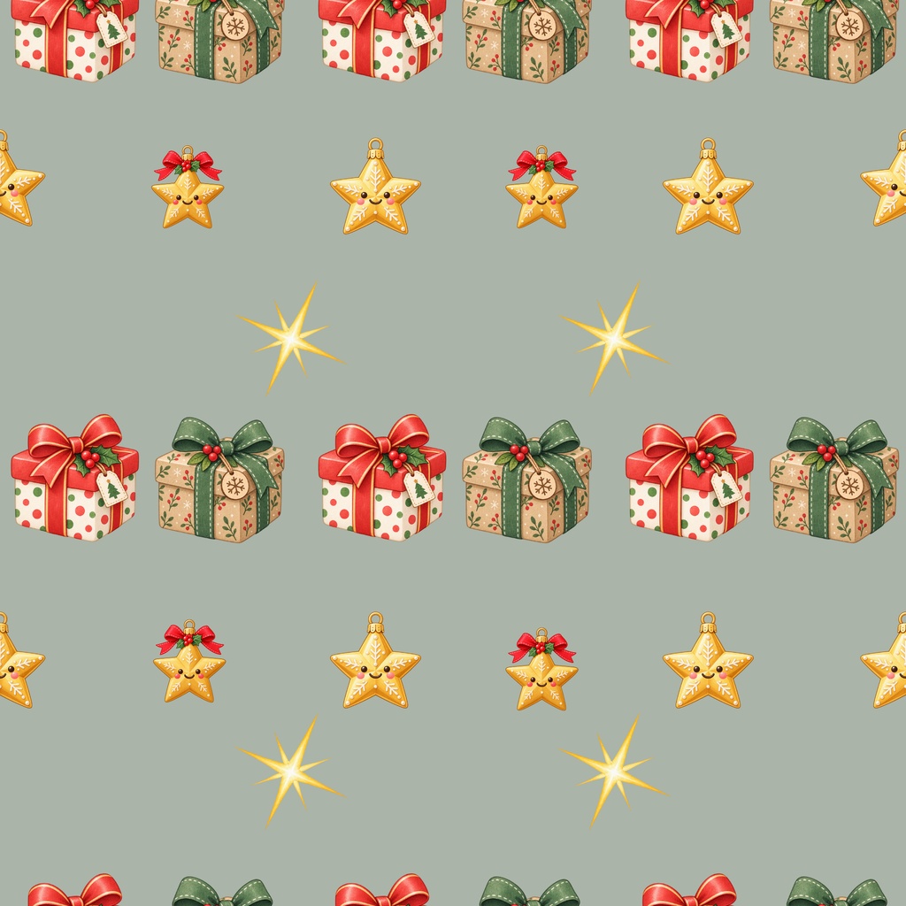 クリスマス|シームレスデジタルペーパー 9枚セット【3柄×3色】