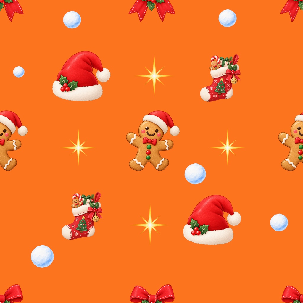 クリスマス|シームレスデジタルペーパー 9枚セット【3柄×3色】