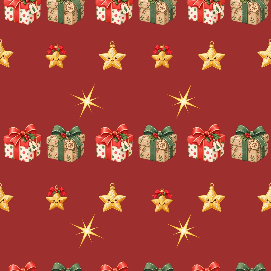 クリスマス|シームレスデジタルペーパー 9枚セット【3柄×3色】