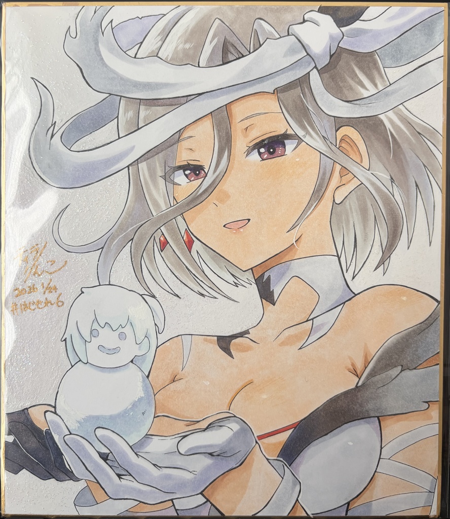 はじせれ6:色紙・ユキ