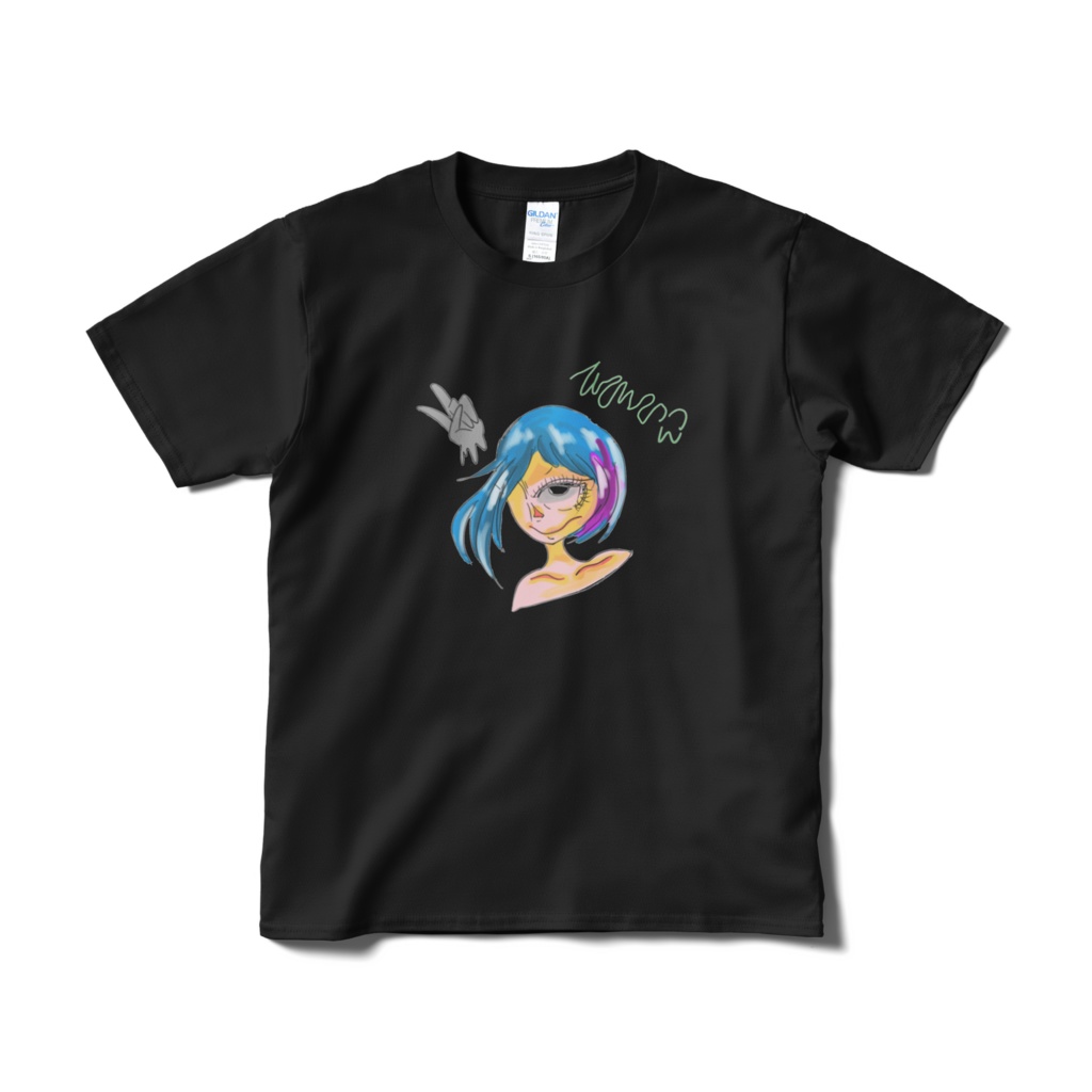 もなもな オリジナルTシャツ(黒)