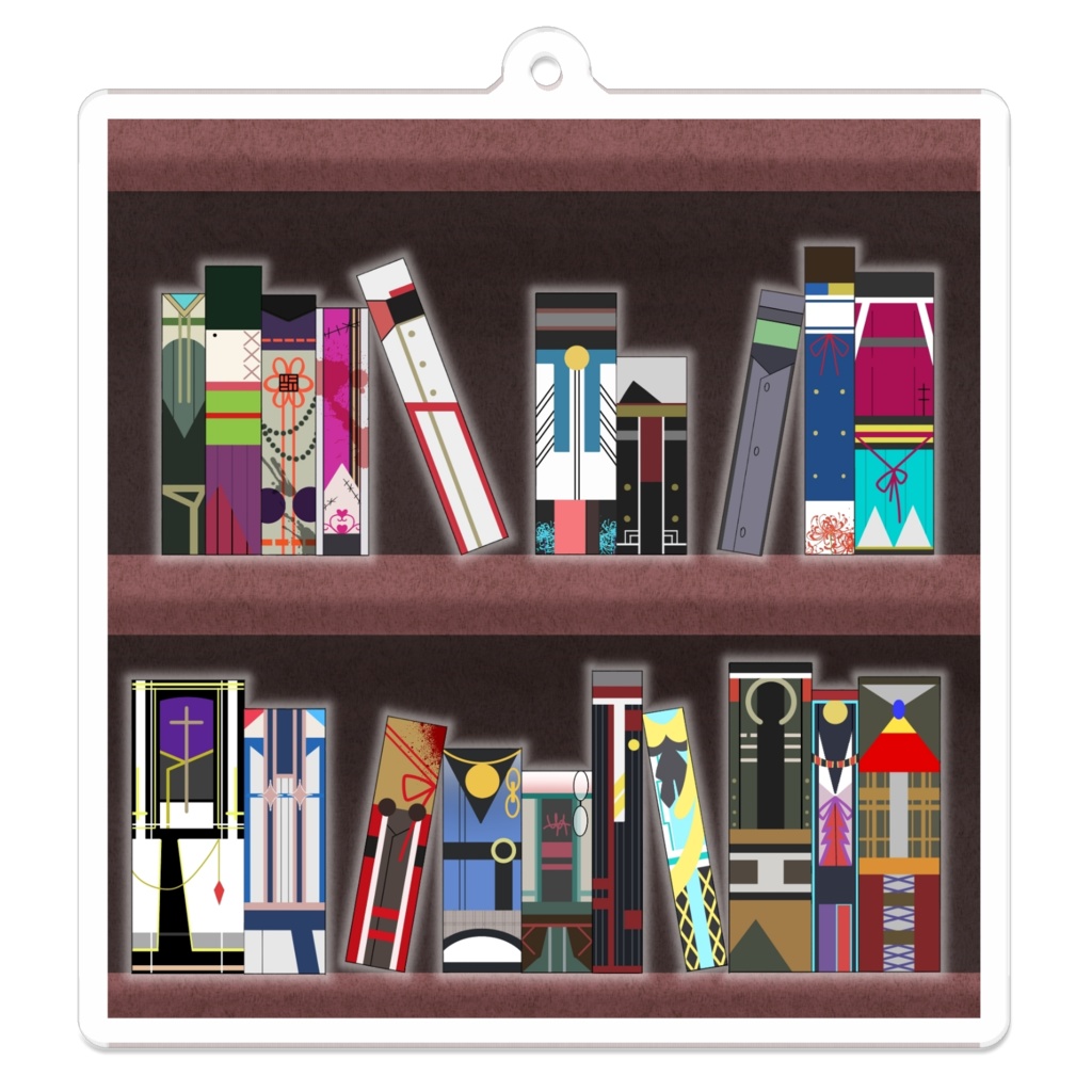 本棚アクリルキーホルダー