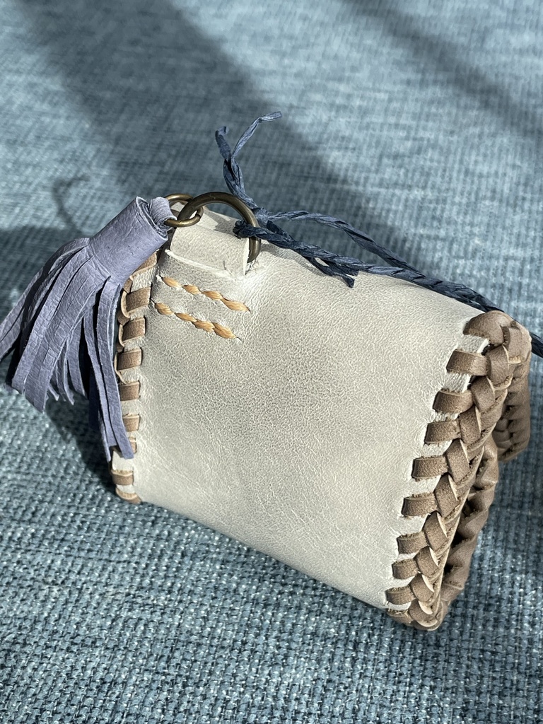 コインケース【白銀と空色】