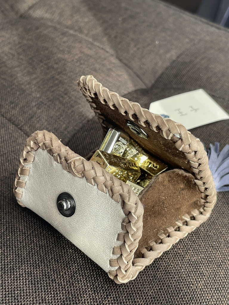 コインケース【白銀と空色】