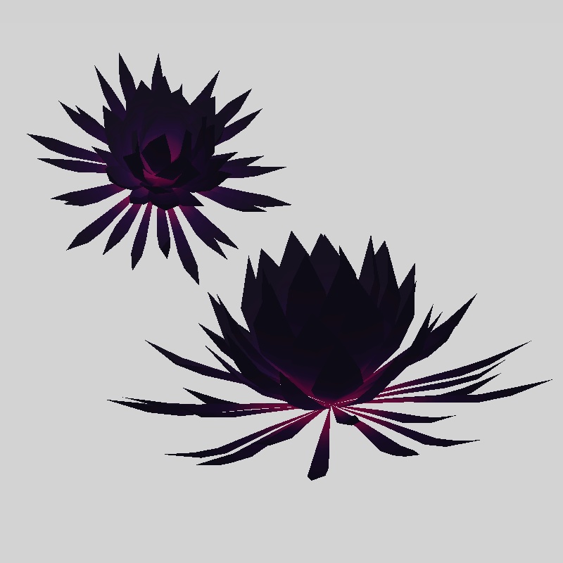 月下美人の髪飾り