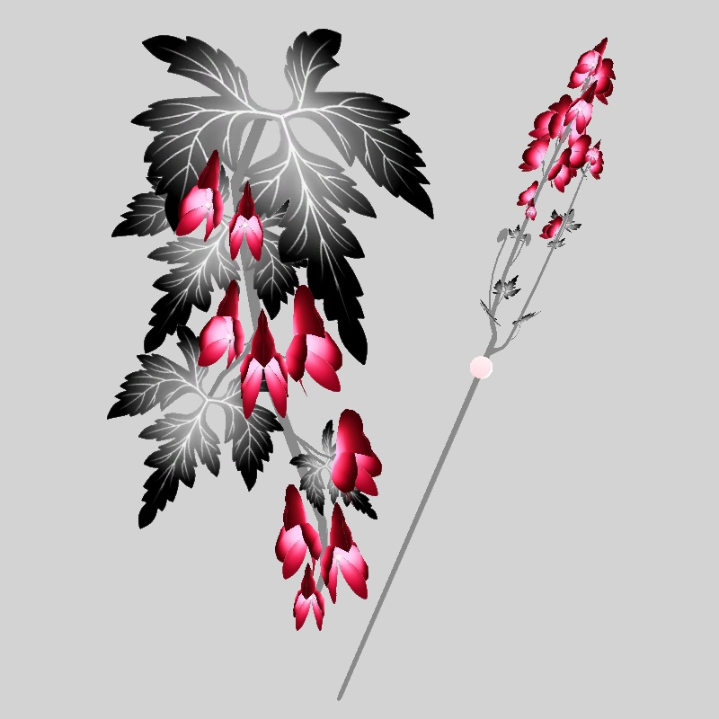 鳥兜の簪・髪飾り