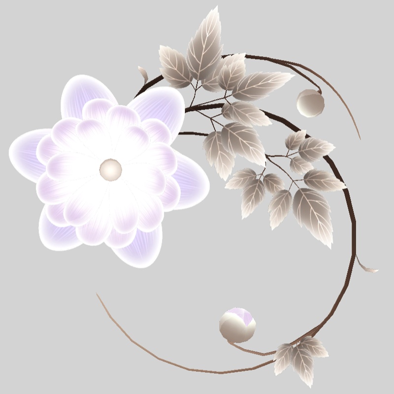 蓮華升麻の髪飾り