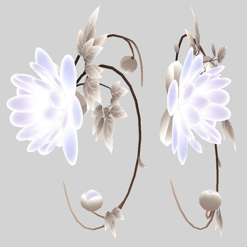 蓮華升麻の髪飾り