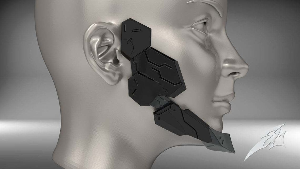Cyborg Jaw STL for 3Dprint