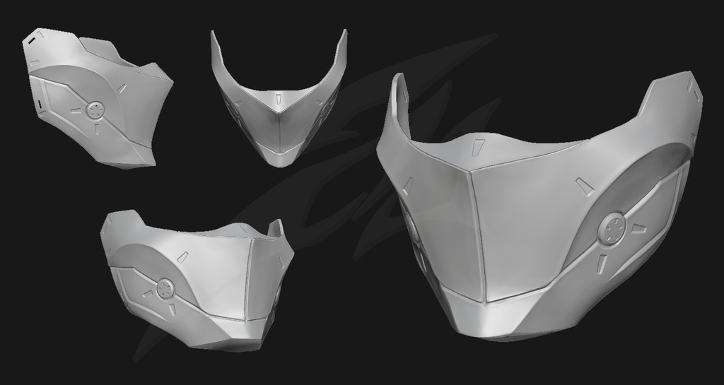 Cyborg Mask STL for 3D print