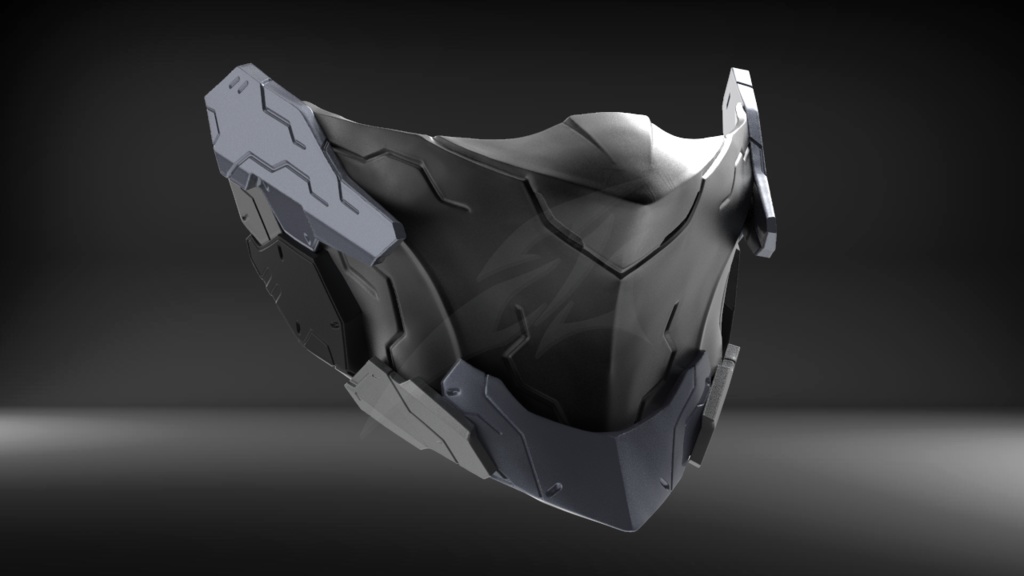 Cyborg Mask V2 STL for 3DPrint