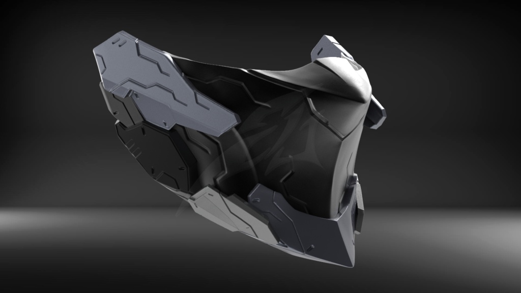 Cyborg Mask V2 STL for 3DPrint