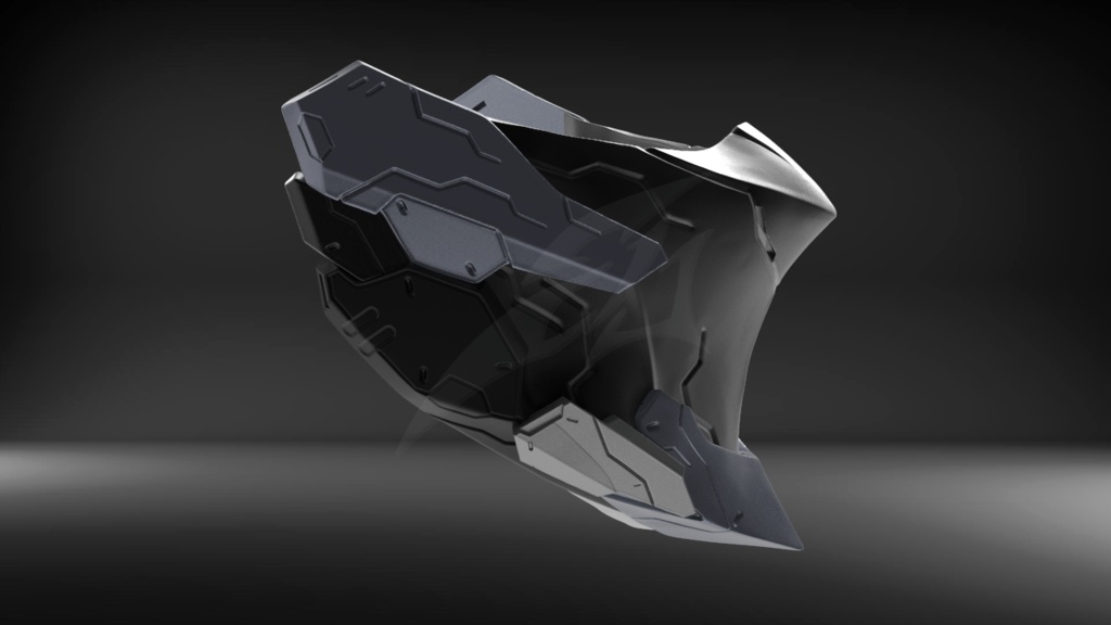 Cyborg Mask V2 STL for 3DPrint