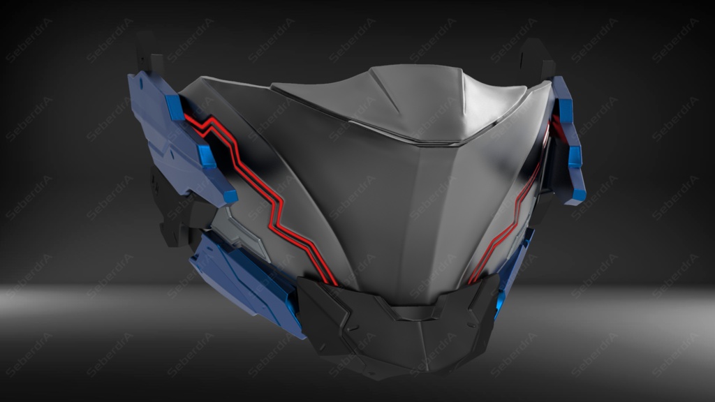 3D model of Cyborg Mask V4