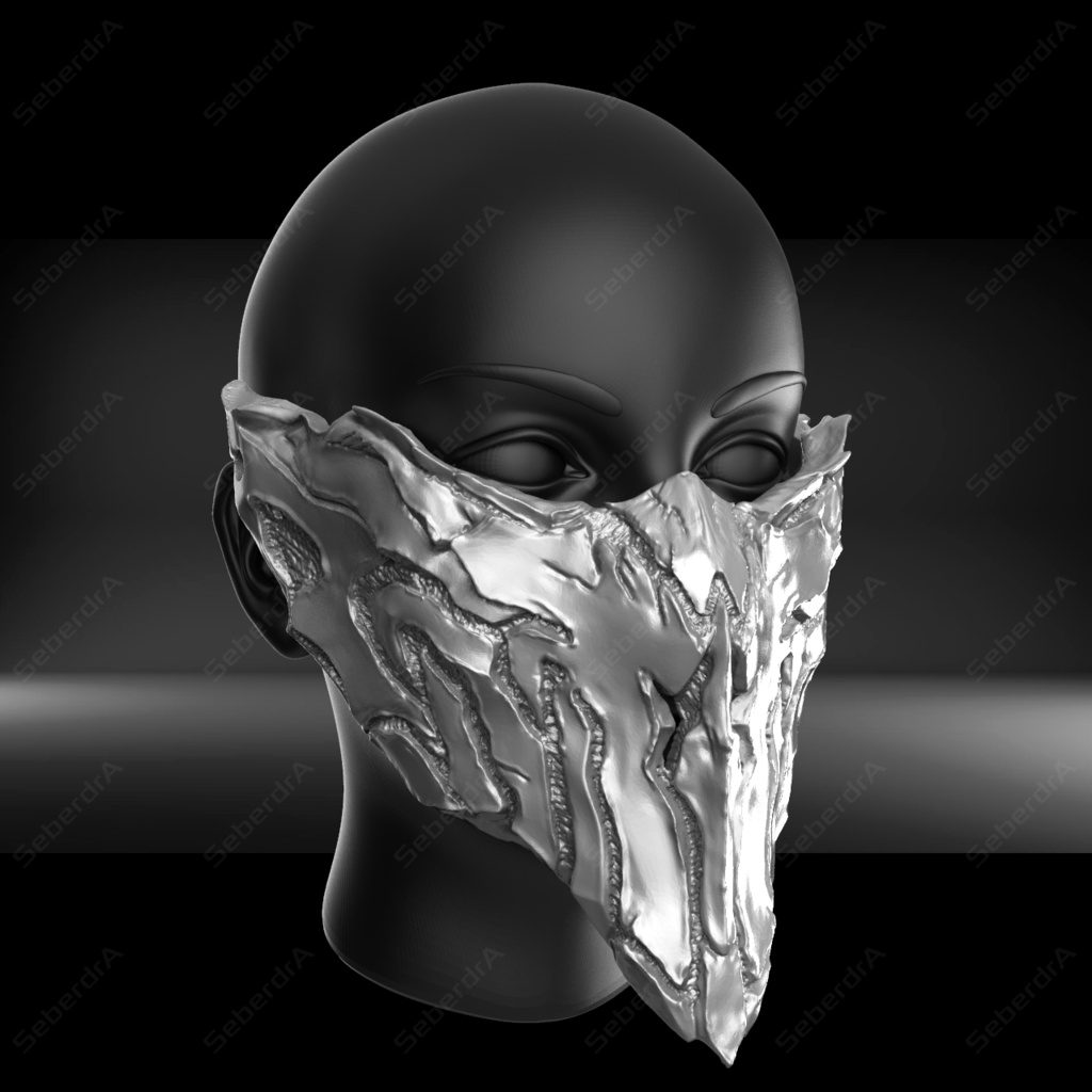 Evil Mask STL for 3D Print