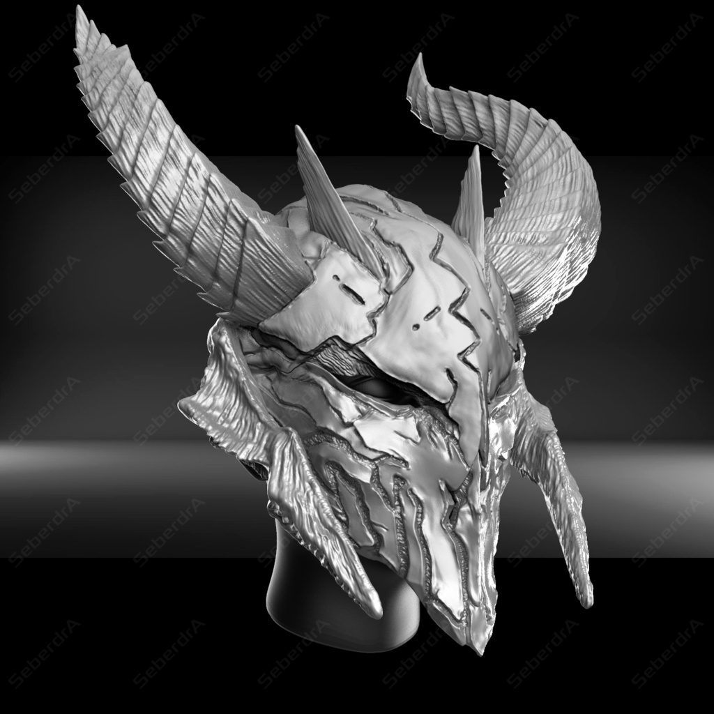 Evil Mask STL for 3D Print