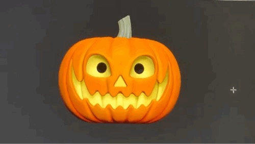 Eye Tracking Jack o Lantern STL for 3DPrint