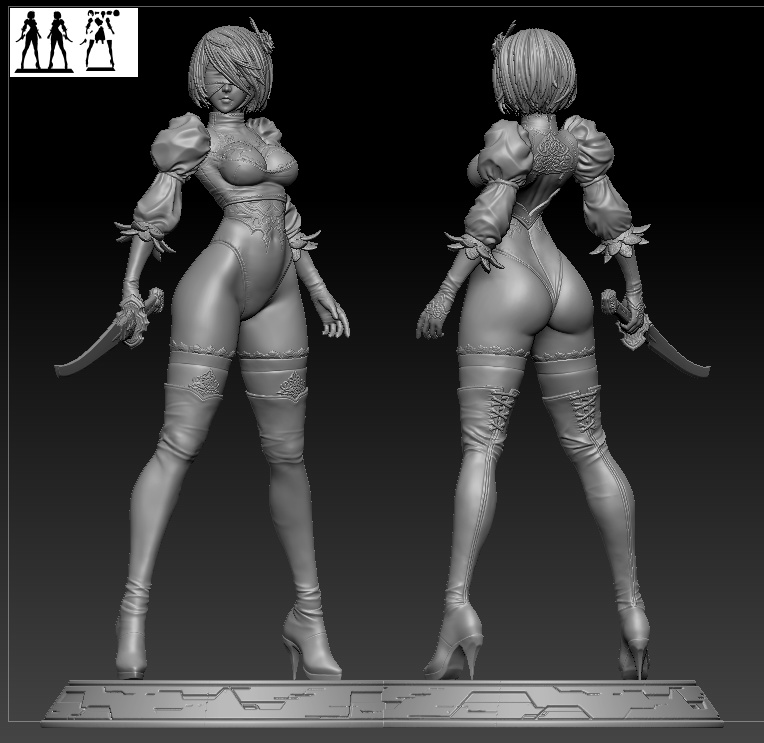 The Android STL for 3D Print