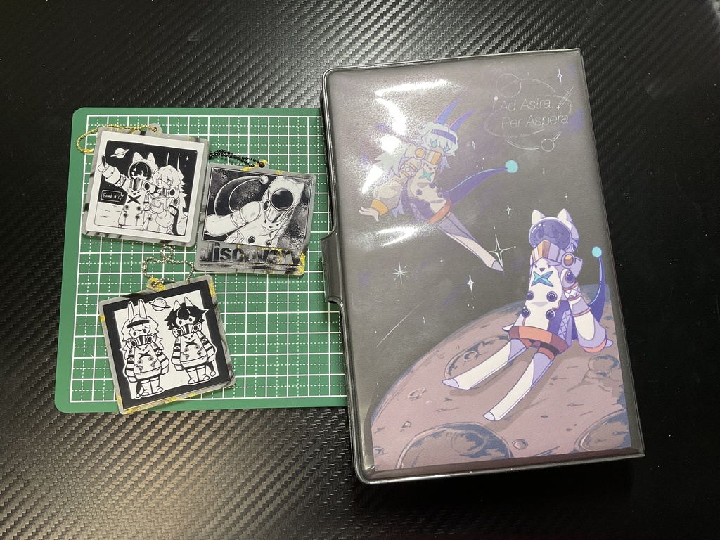スペースアルジュナオルタ6穴バインダー手帳&ランダムアクキー