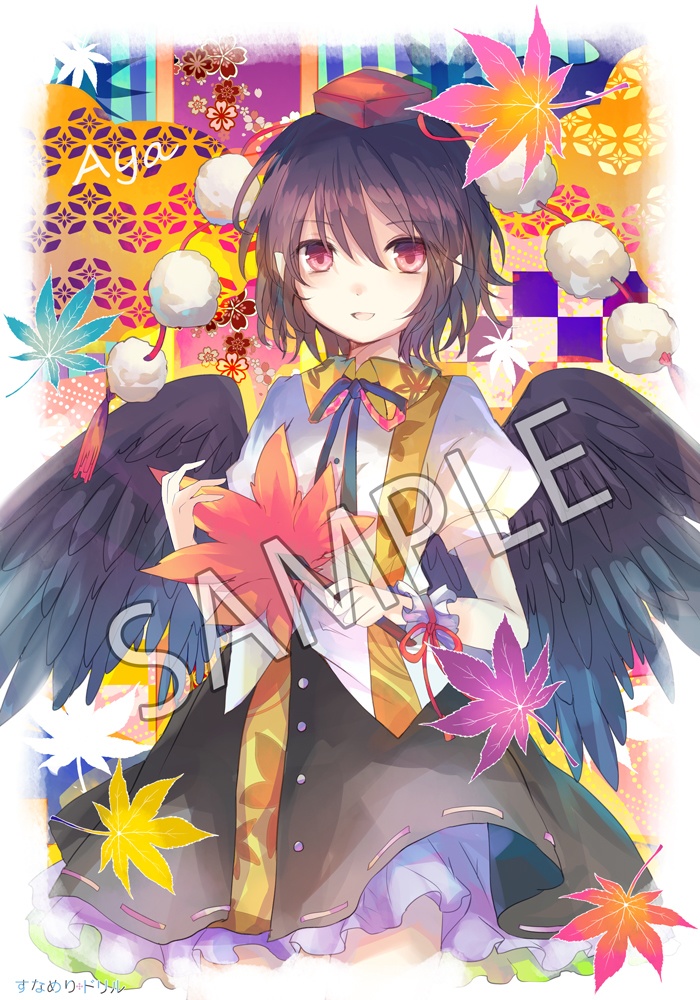 ドライメッシュTシャツ 東方 射命丸文 作画カズ