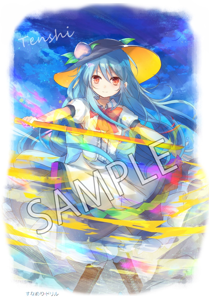 ドライメッシュTシャツ 東方 比那名居天子 作画カズ