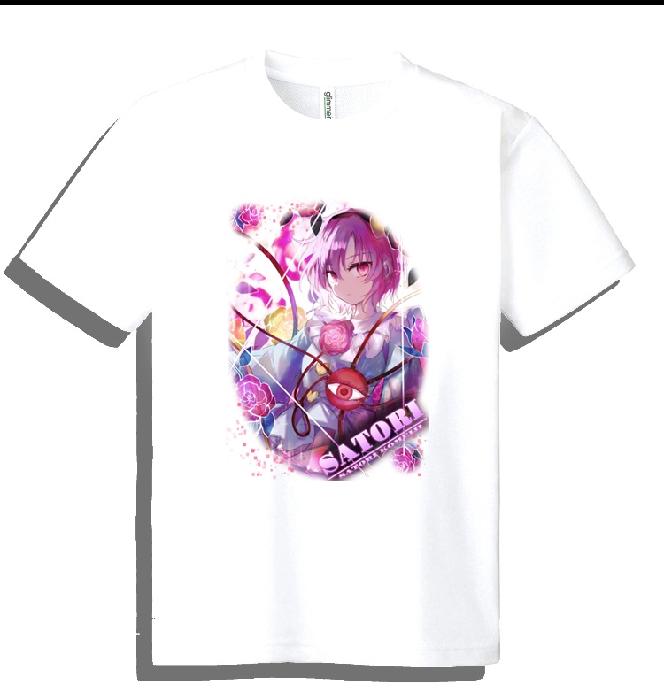 ドライメッシュTシャツ 東方 さとり 作画 カズ