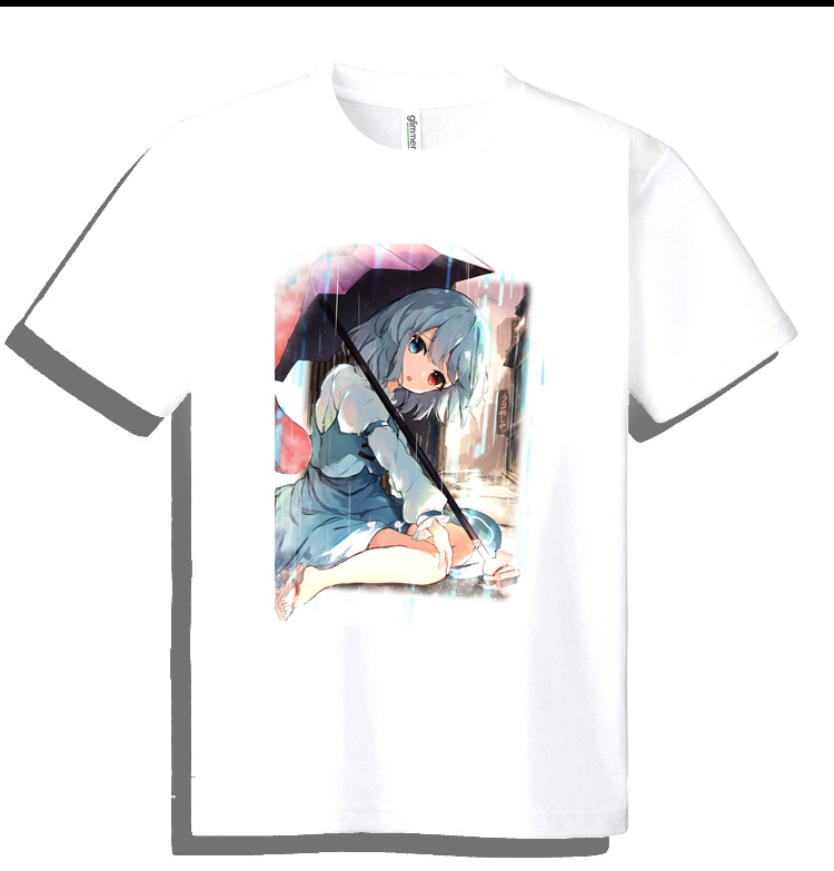 ドライメッシュTシャツ　東方　小傘 作画しゃんぐりら