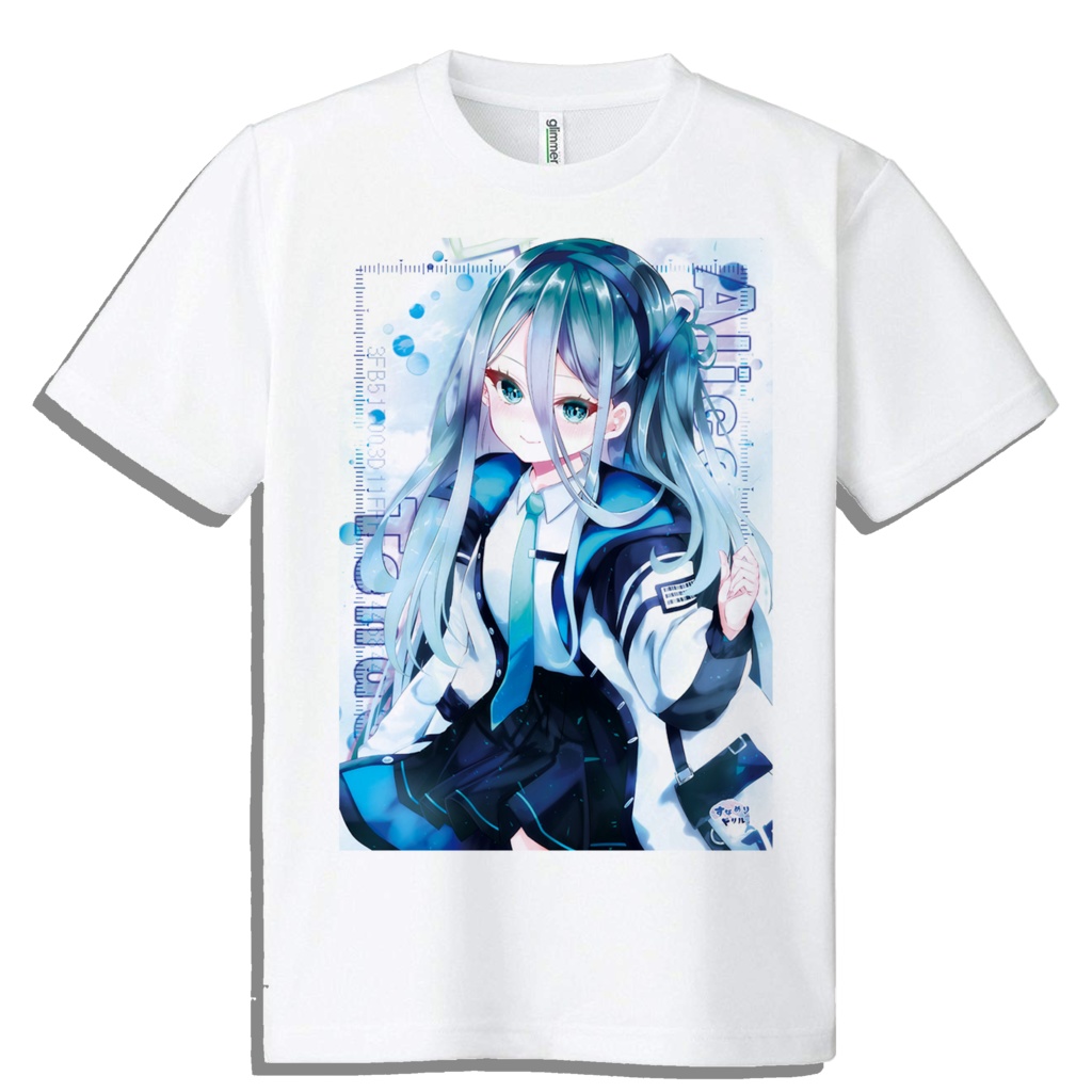 ドライメッシュTシャツ　ブルーアーカーブ　アリス　20240817