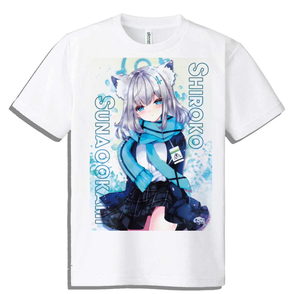 ドライメッシュTシャツ　ブルーアーカイブ　シロコ　20240817