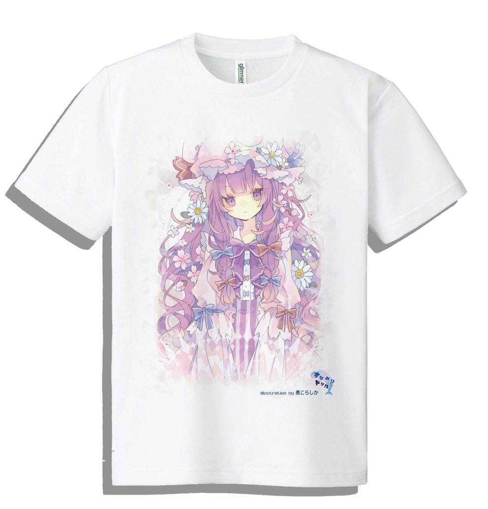 ドライメッシュTシャツ　東方　パチュリー・ノーレッジ　202503　煮こらしか