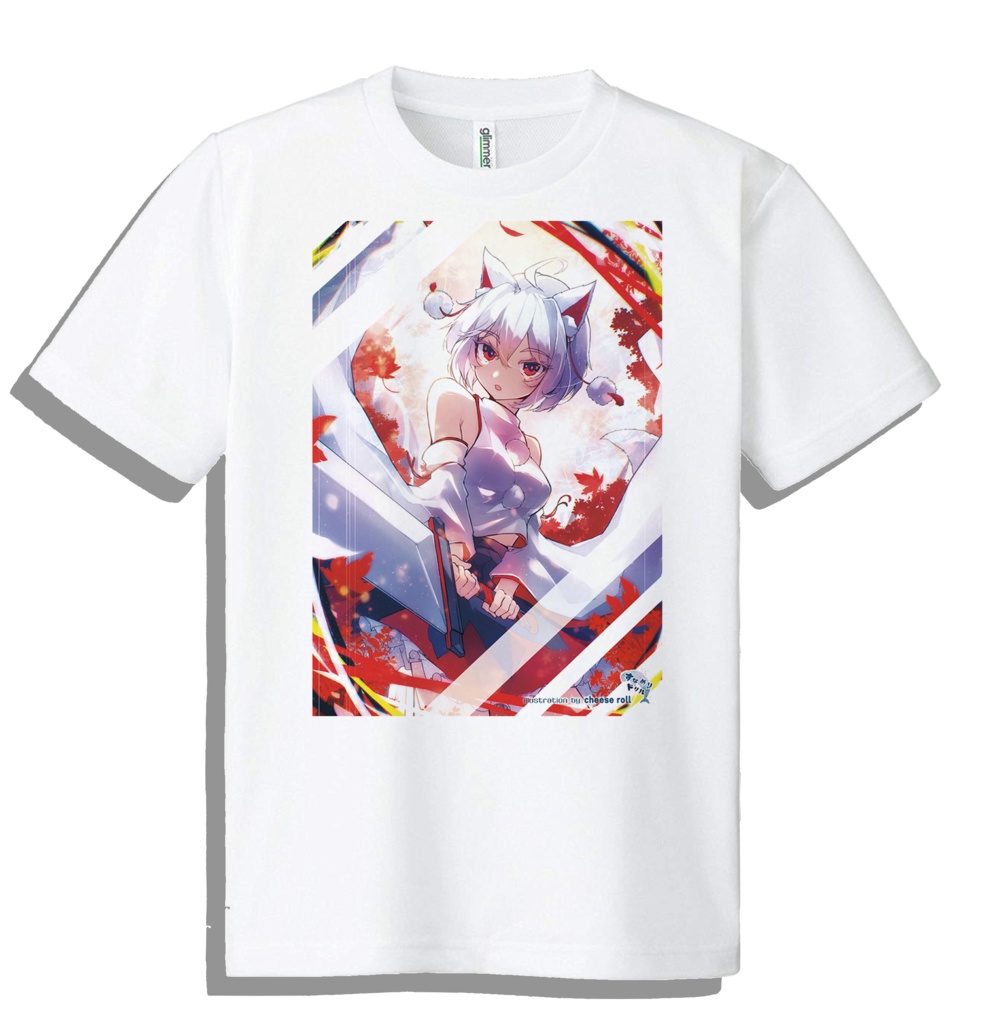 ドライメッシュTシャツ　東方　犬走椛　202505　cheese roll