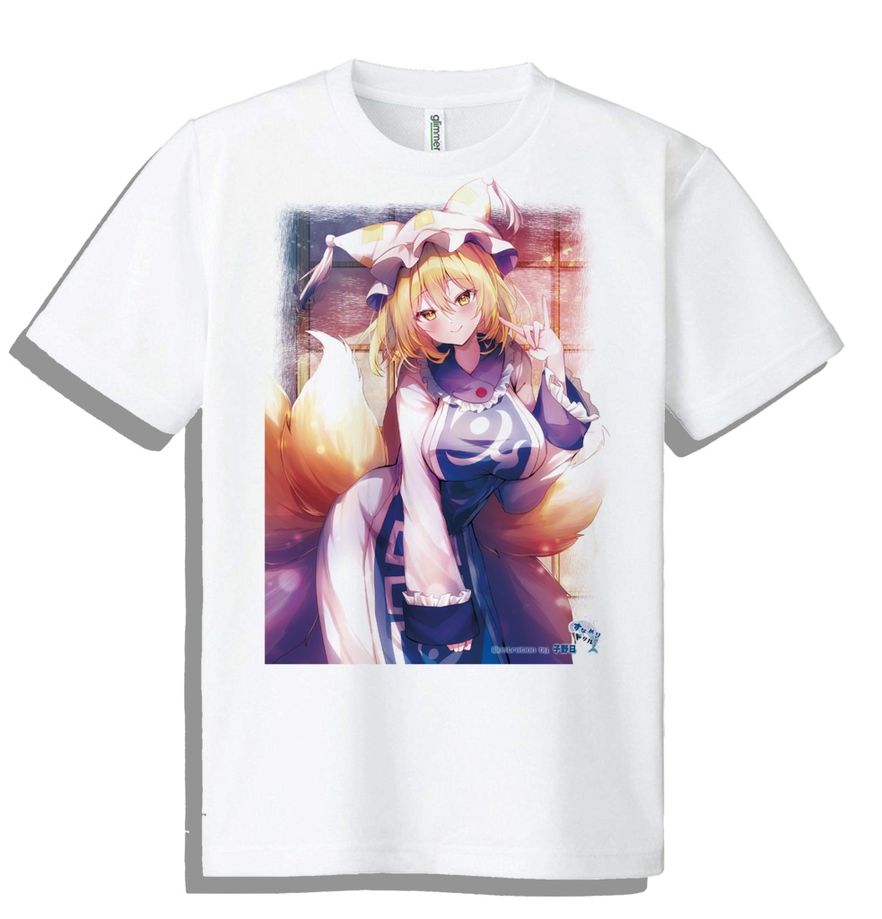ドライメッシュTシャツ　東方　八雲藍　202505　子野日