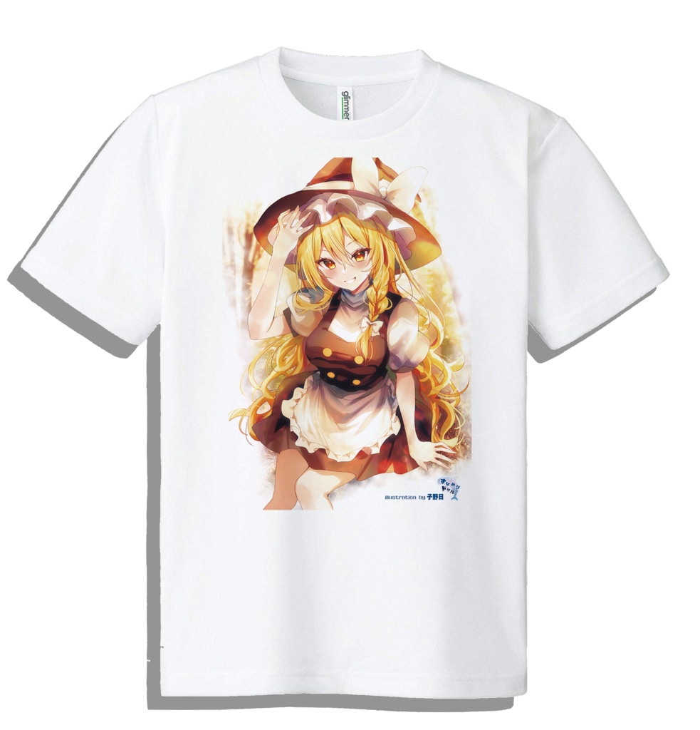 ドライメッシュTシャツ　東方　霧雨魔理沙　202505　子野日