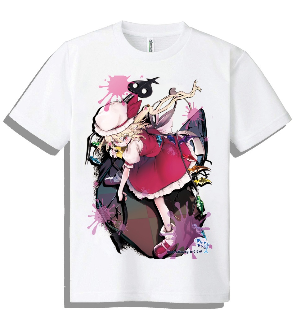 ドライメッシュTシャツ　フランドールスカーレットararage　202604