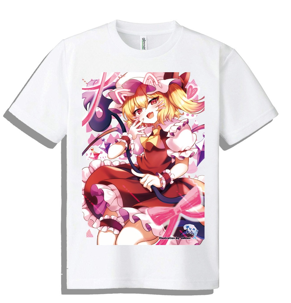 ドライメッシュTシャツ　東方　フランドール・スカーレット　202604　sekisei