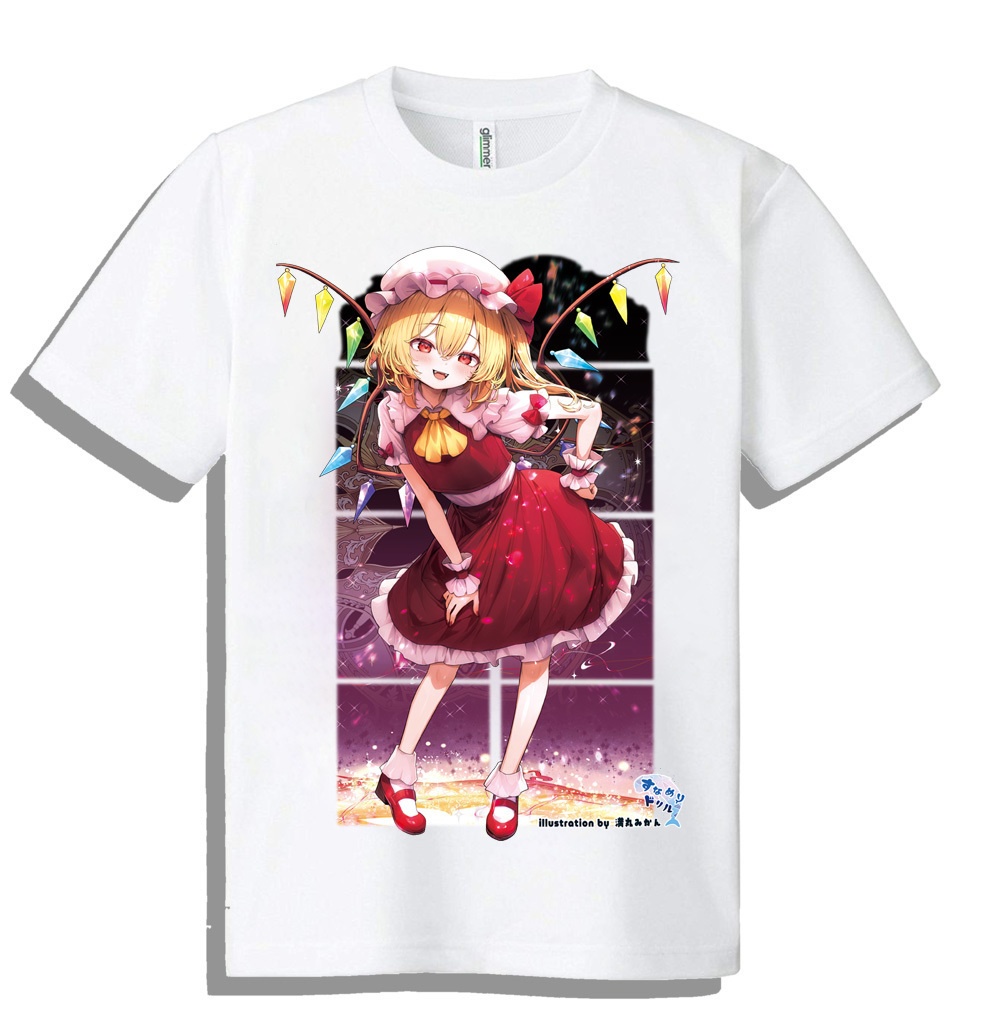 ドライメッシュTシャツ　東方　フランドール・スカーレッド　202604　manmarumikan
